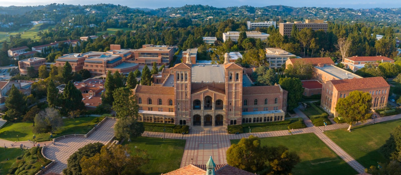 University campus aerial